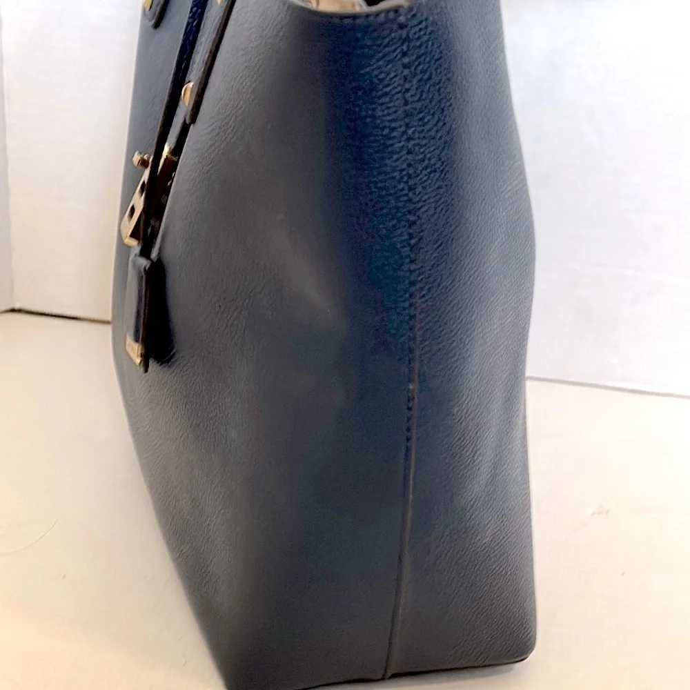 Michael Kors Karson LG Carryall Tote Leather NAVY